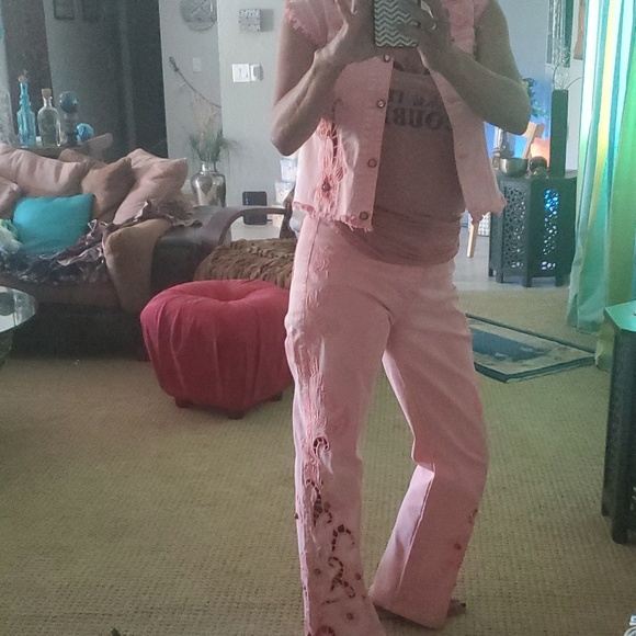 BrazilRoxx Denim Vest & matching pants. - Picture 8 of 8